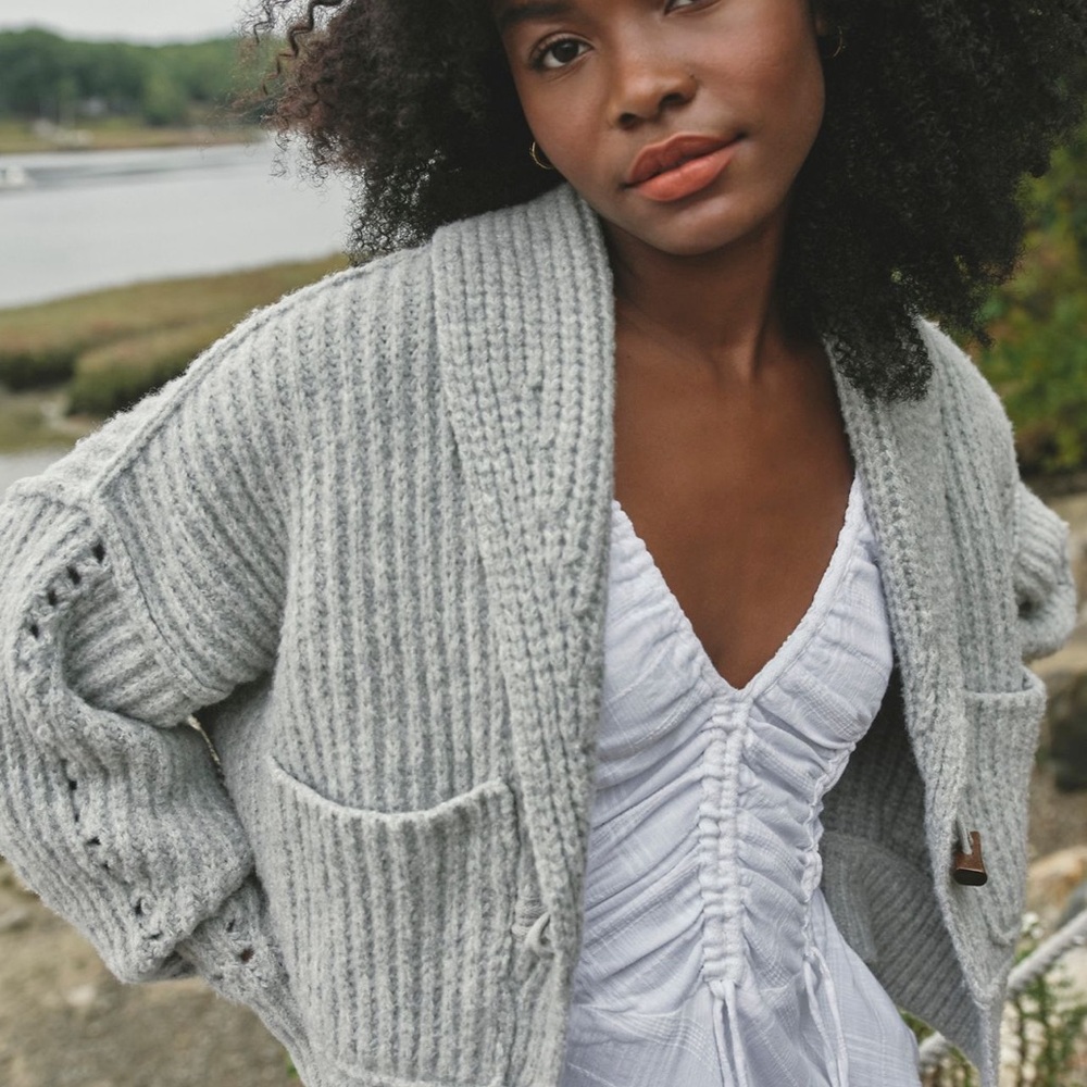 Free People Care FP Jackson Cardi Xl